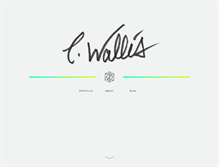 Tablet Screenshot of codywallis.com